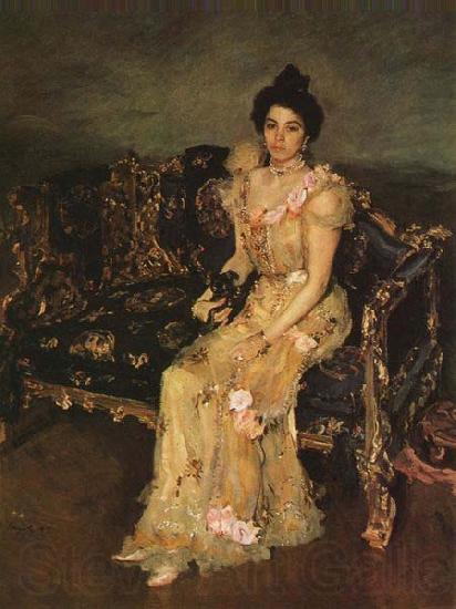 Valentin Serov S.M. Botkina, 1899 Spain oil painting art